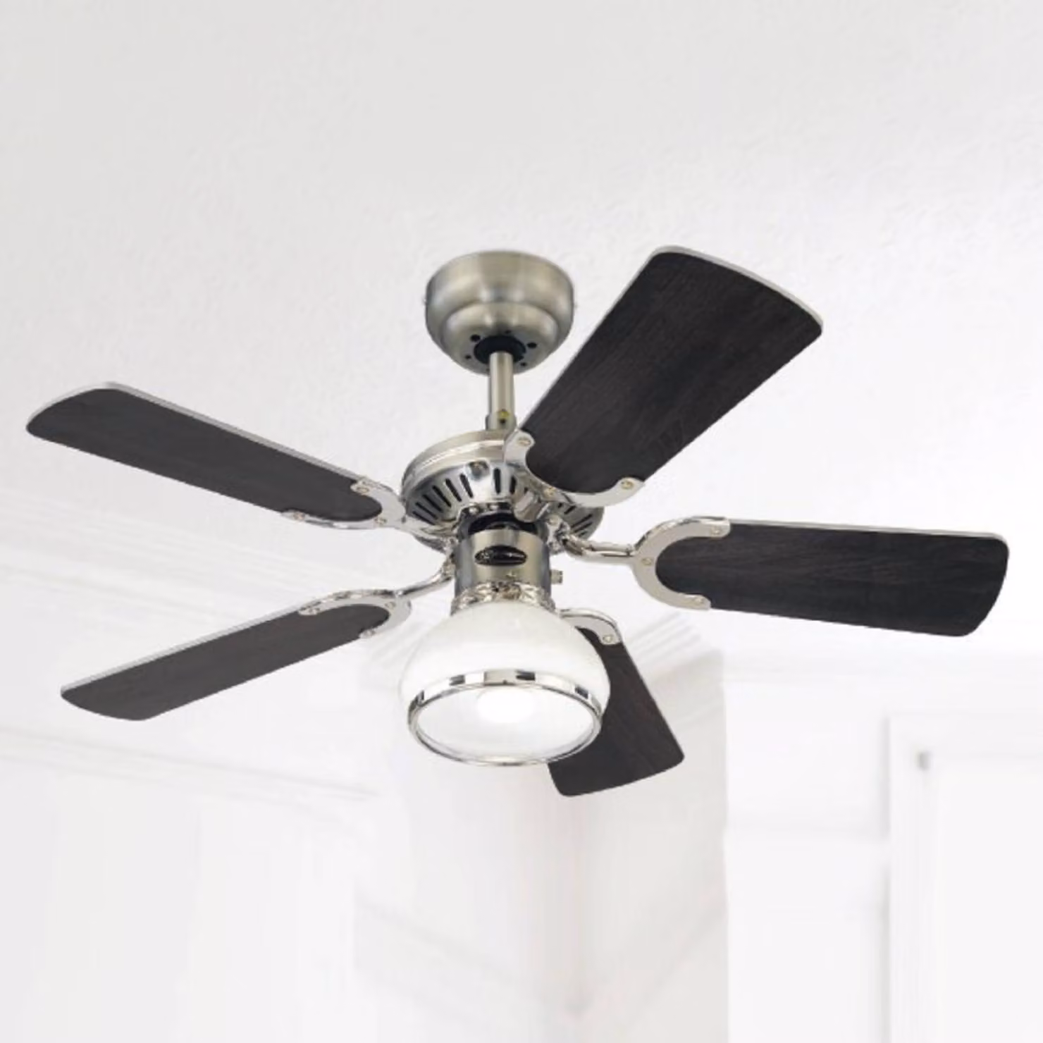 Westinghouse Princess Radiance II ventilatore 90, Legno scuro, Soggiorno / Sala da pranzo, Legno, Moderno