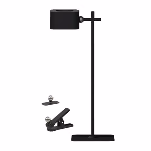 A2ZWORLD Lampada LED da Tavolo Magnetica 3W con Batteria Ricaricabile USB C, Lampada da Scrivania Touch Dimmerabile 3in1 (Nero)