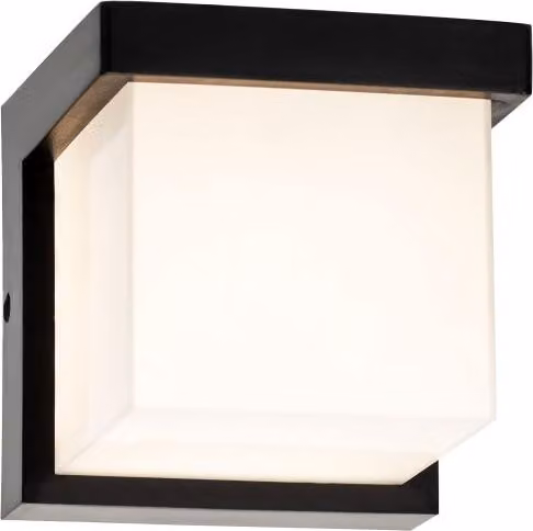 Lampada da parete per esterni ORNO Adviti AD-OP-6577BLPM4, PROTEA LED 9W, 750lm, IP65, 4000K, nero