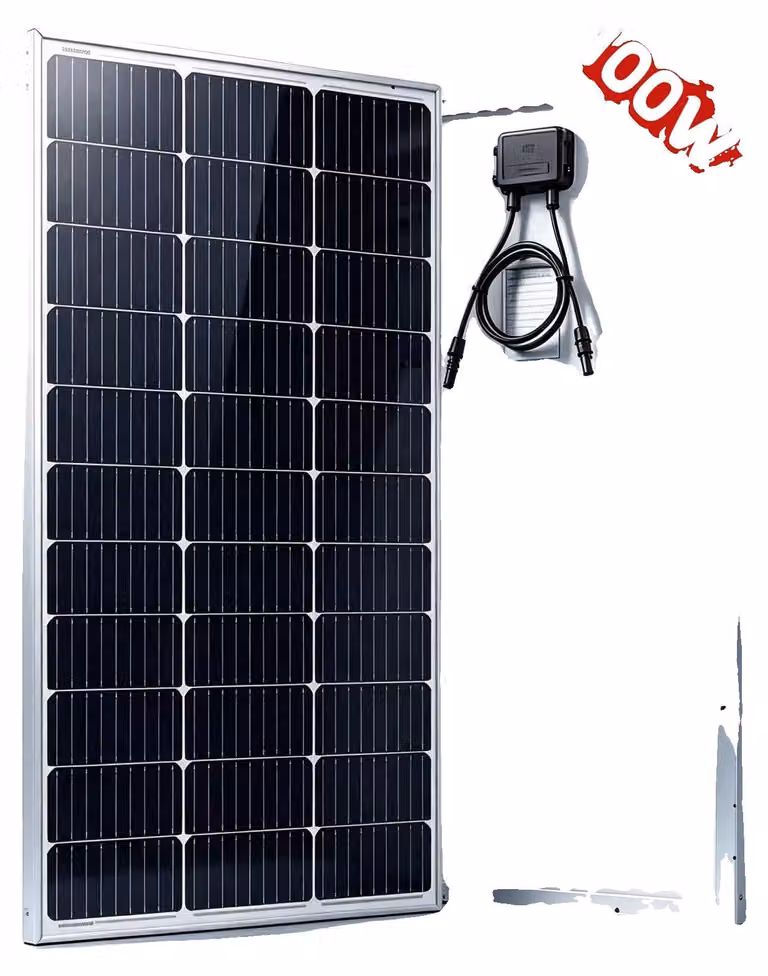 Pannello solare, alta efficienza, design adatto a tutte le condizioni atmosferiche, 1 pezzo, 100W