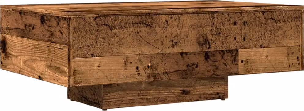 Tavolino da Salotto Legno Antico 85x55x31 cm Legno Multistrato