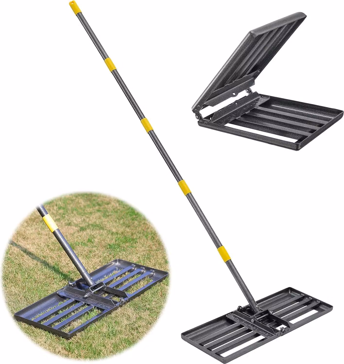 Rastrello per prato - rastrello per prato - rastrello livellatore - rastrello per prato - rastrello livellatore - spatola per prato - livellatore per prato - attrezzo per superfici - attrezzo per giardino - rastrello spatola