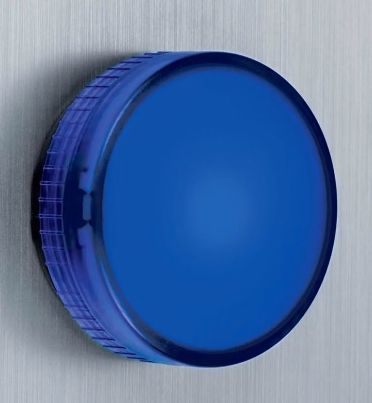 Schneider Electric XB5AVB6 blu con modulo LED 230...240 V spia luminosa