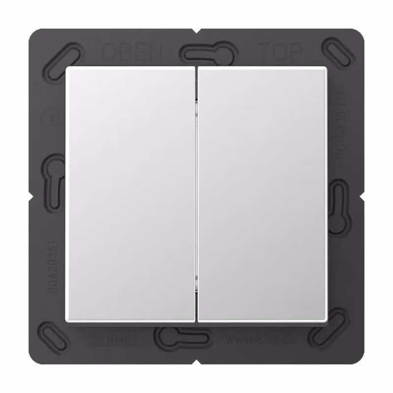 Jung ENOA595AL Trasmettitore da parete wireless EnOcean in alluminio