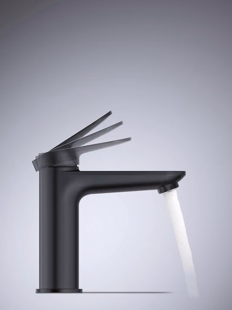 Duravit Wave Mitigeur monocommandé pour lavabo, saillie 122 mm, sans garniture découlement, WA1020002046, WA1020002046