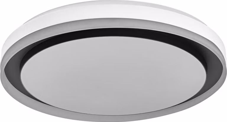 Plafone LED OSRAM SMART + WIFI, bianco/nero, 32 W, 3400 lm, funzione luce bianca, dimmerabile, effetto luminoso dinamico Magic RGB, lunga durata, facile da montare, controllabile tramite app, 2700 - 6500 K