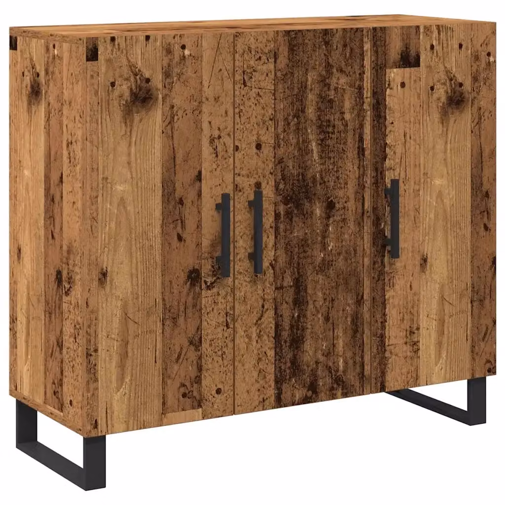 Credenza Buffet Armadio da Cucina e Soggiorno vidaXL in Legno Marrone Opaco L 90 x P 34 x H 80 cm – 2