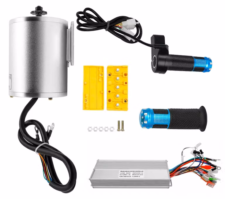 Kit motore brushless, alta velocità, robusta struttura in alluminio, colore argento