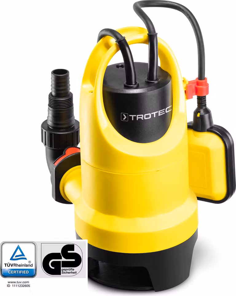 Pompa sommergibile TROTEC per acque reflue TWP 4036 E Pompa da giardino Pompa ad alte prestazioni 7.500 l/h