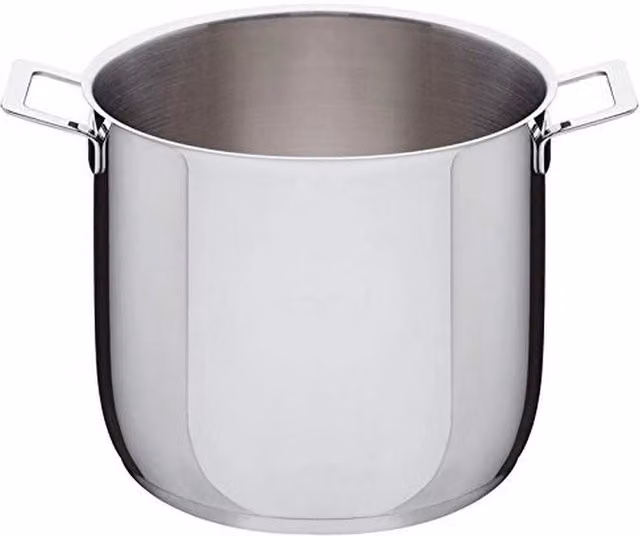 Pentola Alessi Pots&Pans in Acciaio Inossidabile 18/10 Argento