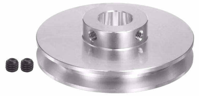 Omgoods - Puleggia a V con foro interno di 12 mm e diametro esterno di 58 mm, realizzata in alluminio