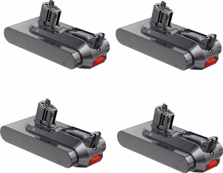 Batteria, 6000/8000 mAh, ricaricabile, confezione da 4 da 6000 mAh