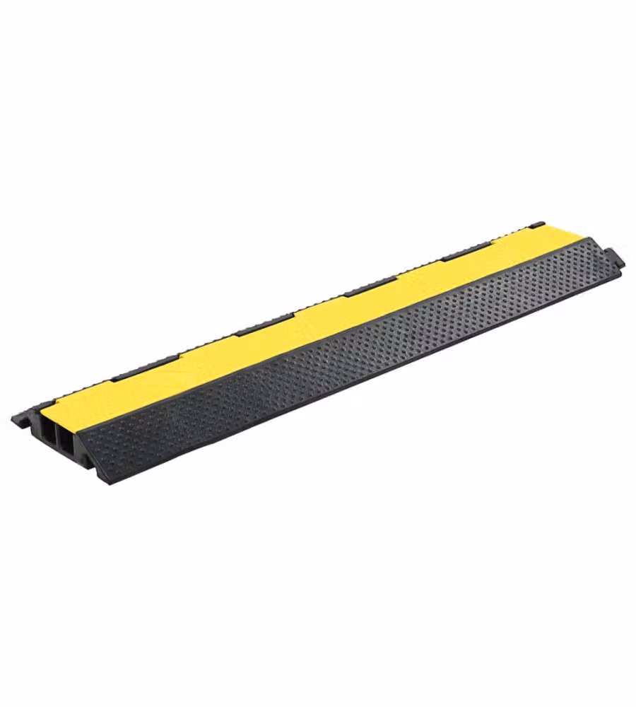 Dossi Passacavi 4 pz 2 Canali in Gomma 101,5 cm