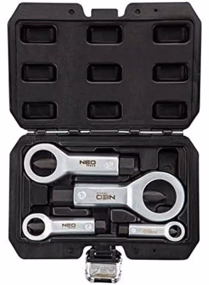 NEO TOOLS Scalpelli per dadi, set di 4 pezzi.