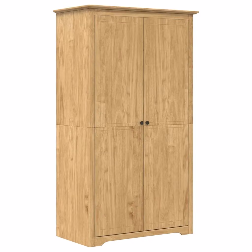 vidaXL Guardaroba BODO con ante con cerniera Marrone, L/P/H: 99 x 53,5 x 173 cm – 2