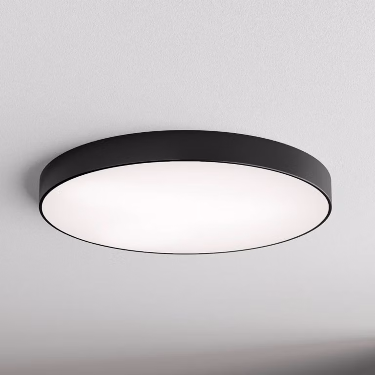 Plafoniera soffitto Cleo TEMAR LIGHTING, dimmerabile, Nero, Soggiorno / Sala da pranzo, Moderno, Plafoniera