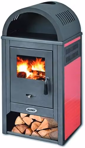 Blinky 9815030 Stufa a Legna, Rosso