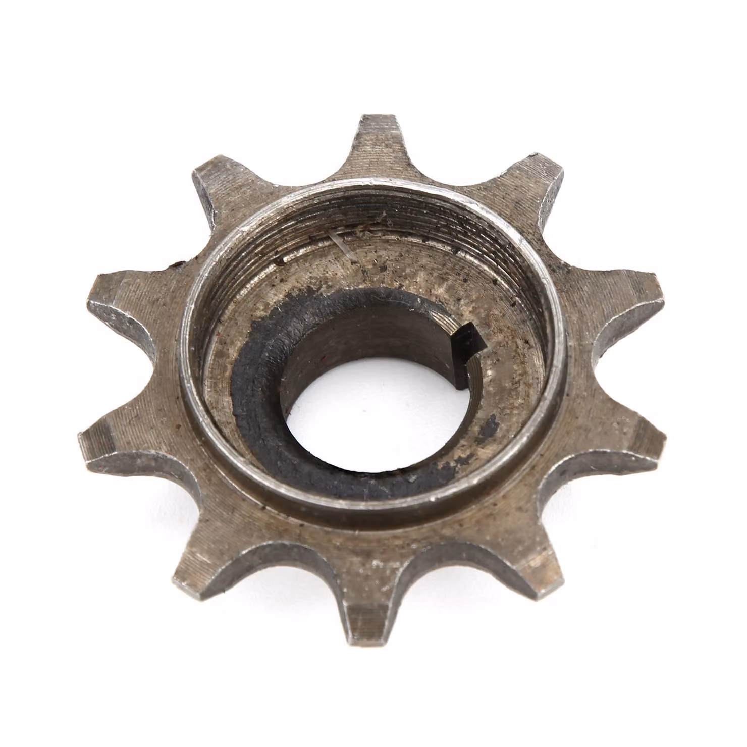 Pignone anteriore, pignone 10T, 415 pignone catena, ingranaggio pignone anteriore, sostituzione pignone, accessorio bicicletta motorizzata