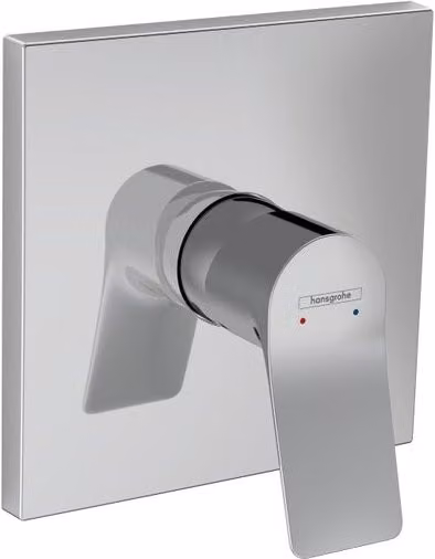 Rubinetto doccia monocomando incasso Hansgrohe Vivenis con getto a cascata, cromo lucido