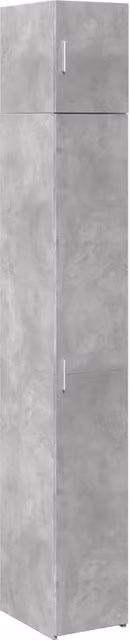 Mobile Sottile Grigio Cemento 30x42,5x225 cm in Truciolato CFW8472725