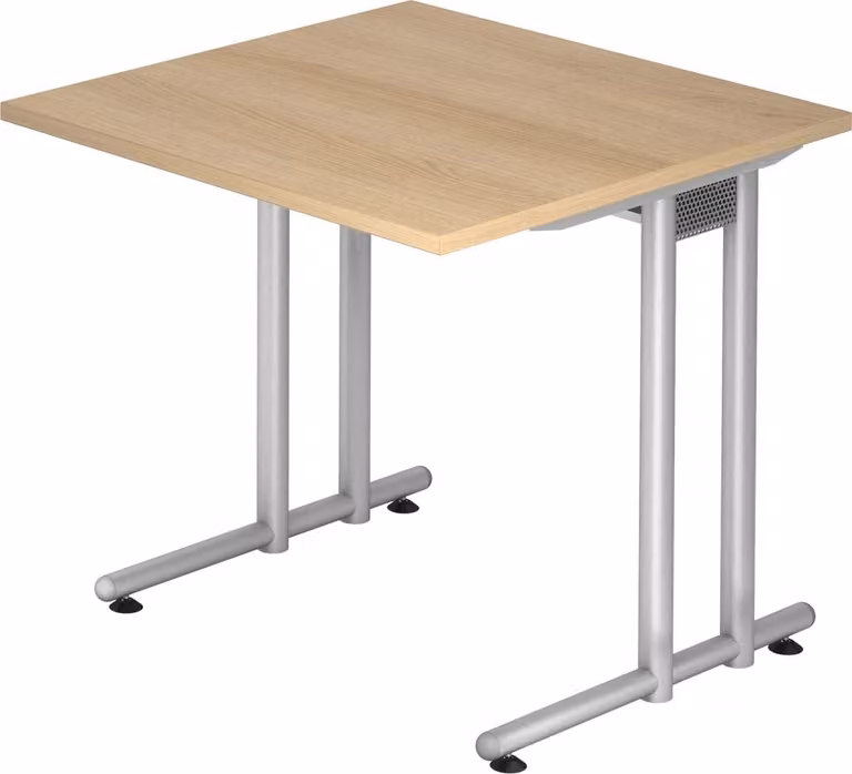 HAMMERBACHER NS08 Schreibtisch eiche quadratisch