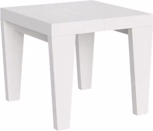Tavolo allungabile 90/246x90 cm Spimbo colore bianco frassino