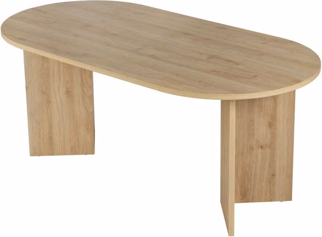 Tavolo da pranzo in legno "Sablin" 180 x 90 x 75 cm - Rovere di Cadice