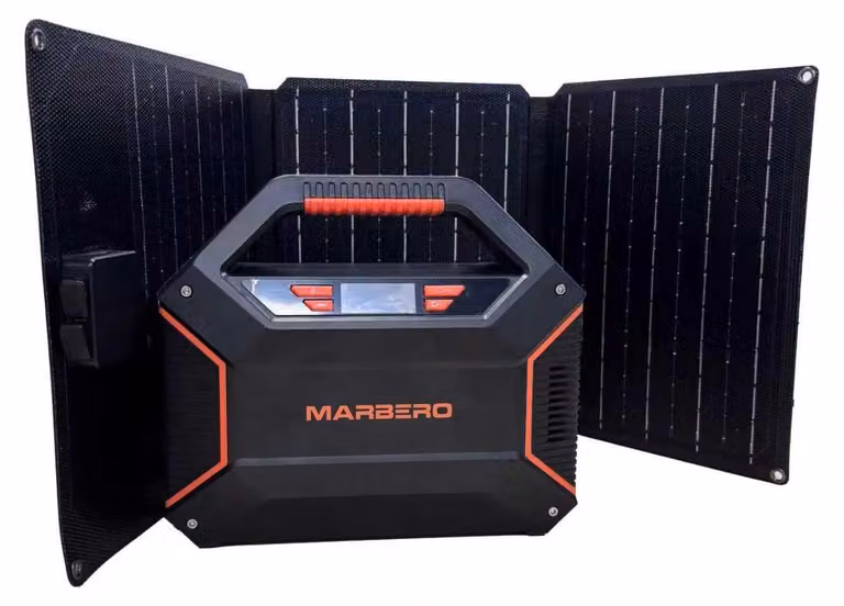 Centralina portatile – 99 Wh – 100 Watt – Con pannello solare da 30 W – Materiale: ABS – Ideale per campeggio e alimentazione di emergenza