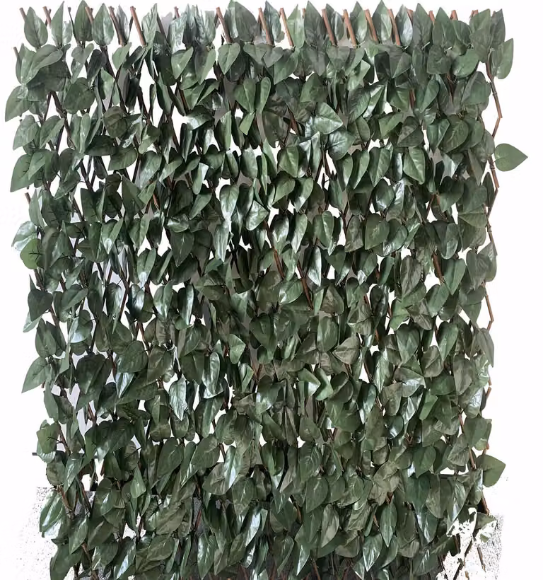 Arella privacy Estensibile 1x2m in Salice con Foglie di Lauro Garden Friend