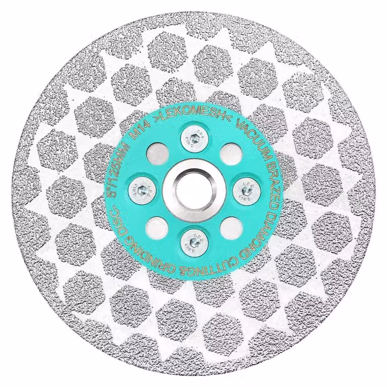 Disco diamantato da 125 mm per tagliare piastrelle, con doppia faccia
