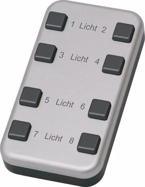 ELTAKO ELTAK radio mini trasmettitore portatile 8 canali FMH8-al/an alluminio/antracite soft FMH8-al/an