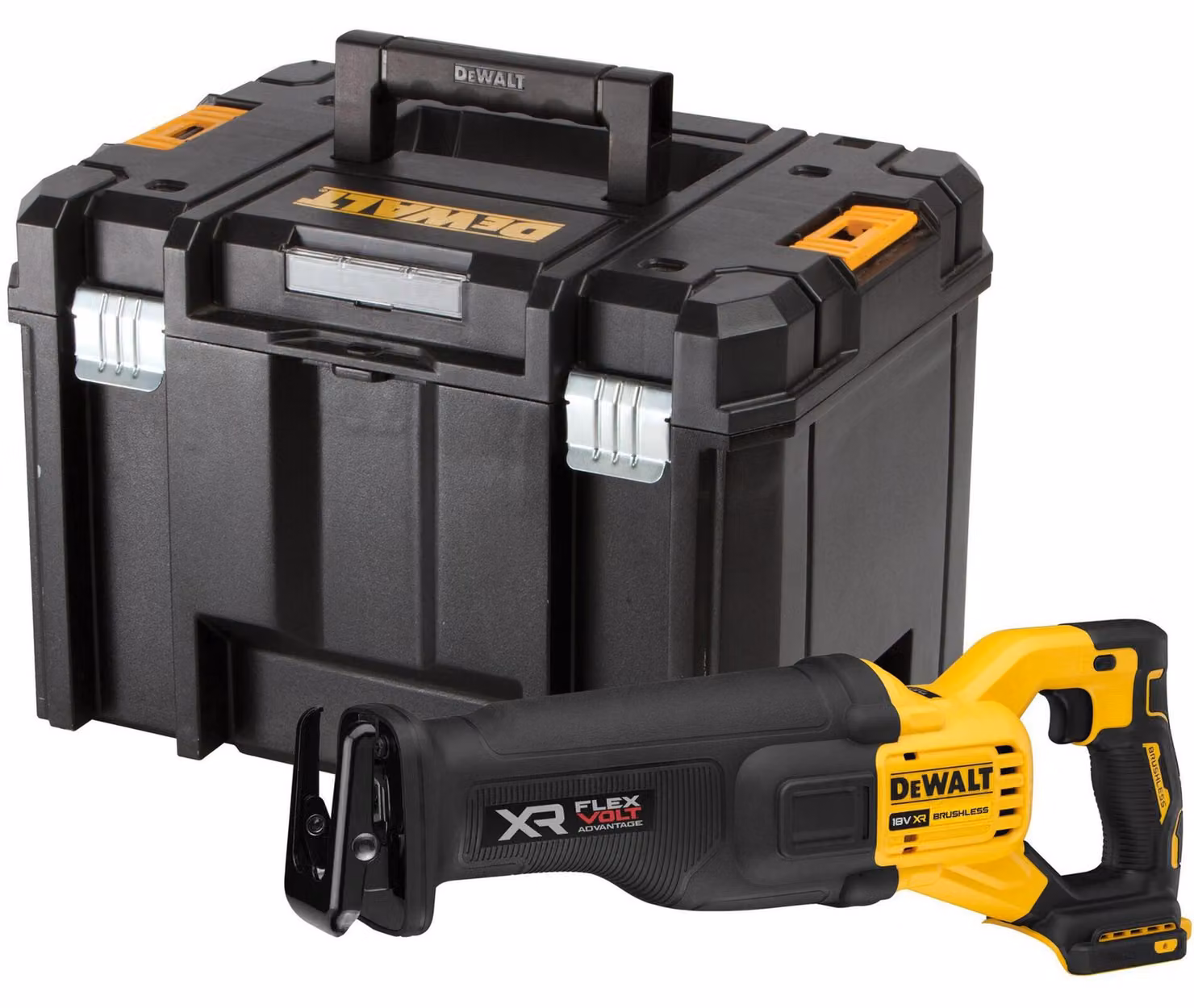 Sega a gattoparo a batteria DeWalt DCS 386 NT 18 V Brushless + TSTAK - senza batteria, senza caricabatteria