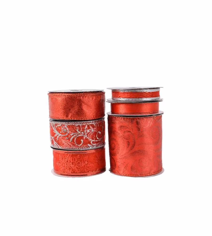 Nastro regalo rosso misure assortite