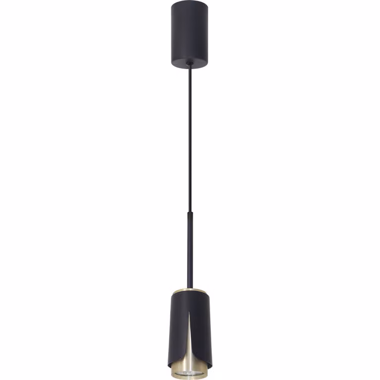 Spot nero-oro Lampada a sospensione Flower 1xGU10 8W Milagro
