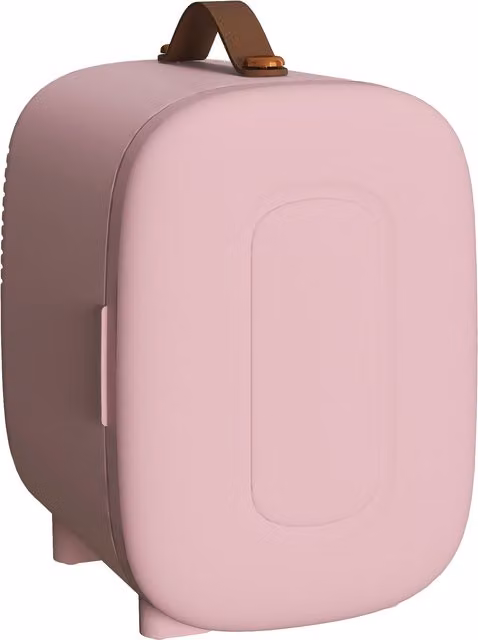 Mini Frigorifero per Cosmetici Termoelettrico HOMCOM, Capacità 4 L, Rosa, L 20,3 cm x P 26,3 cm x H 28 cm