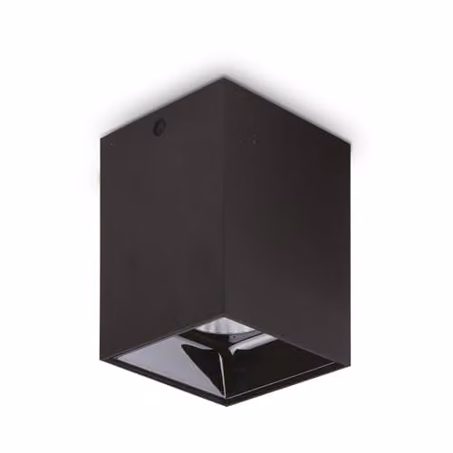 Ideal Lux NITRO Faretto LED Integrato Quadrato da Superficie Nero Opaco 2350Lm 3000K