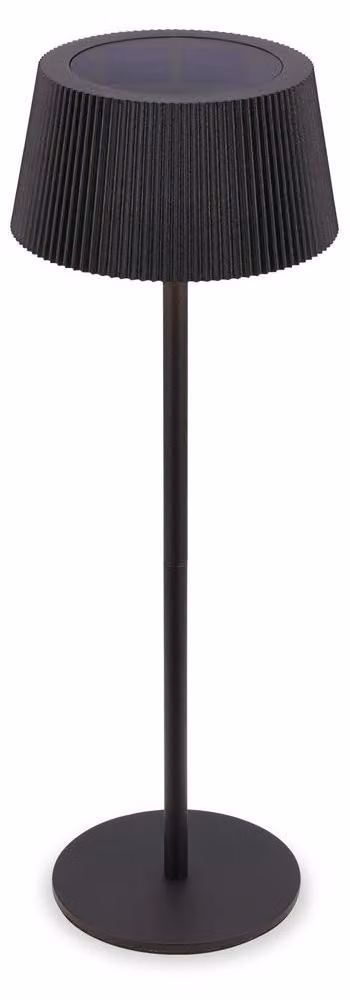 Briloner Lampada da tavolo LED senza fili Ø12x34 cm 2W 150lm 3000K-6500K da bianco caldo a luce diurna nero - Lampada a batteria per balcone terrazza soggiorno