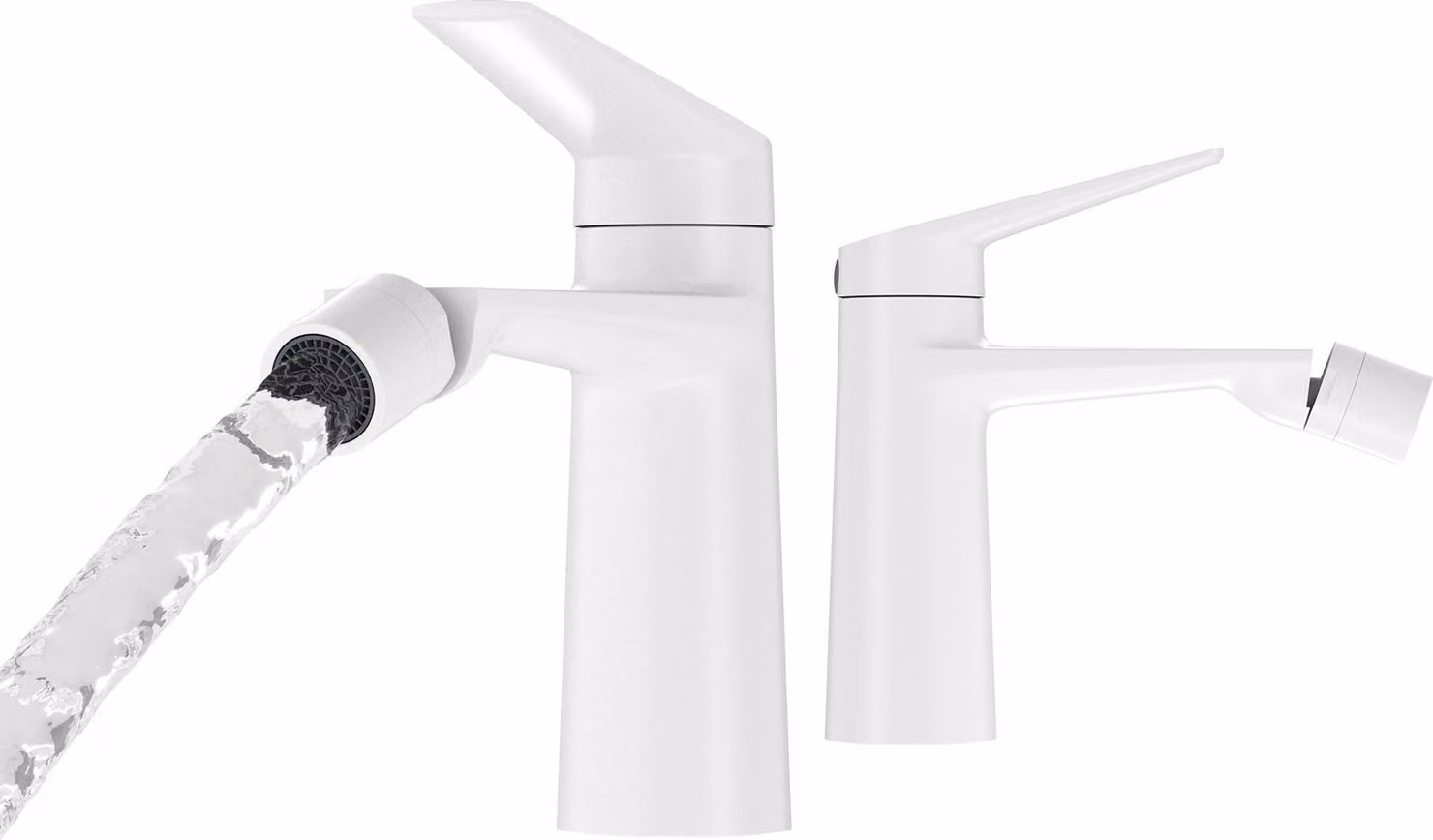 Granitan - Rubinetto per bidet - Rubinetto da bagno - Cartuccia in Vetroceramica - Ottone - Bianco - Rubinetto per bidet - NAVE