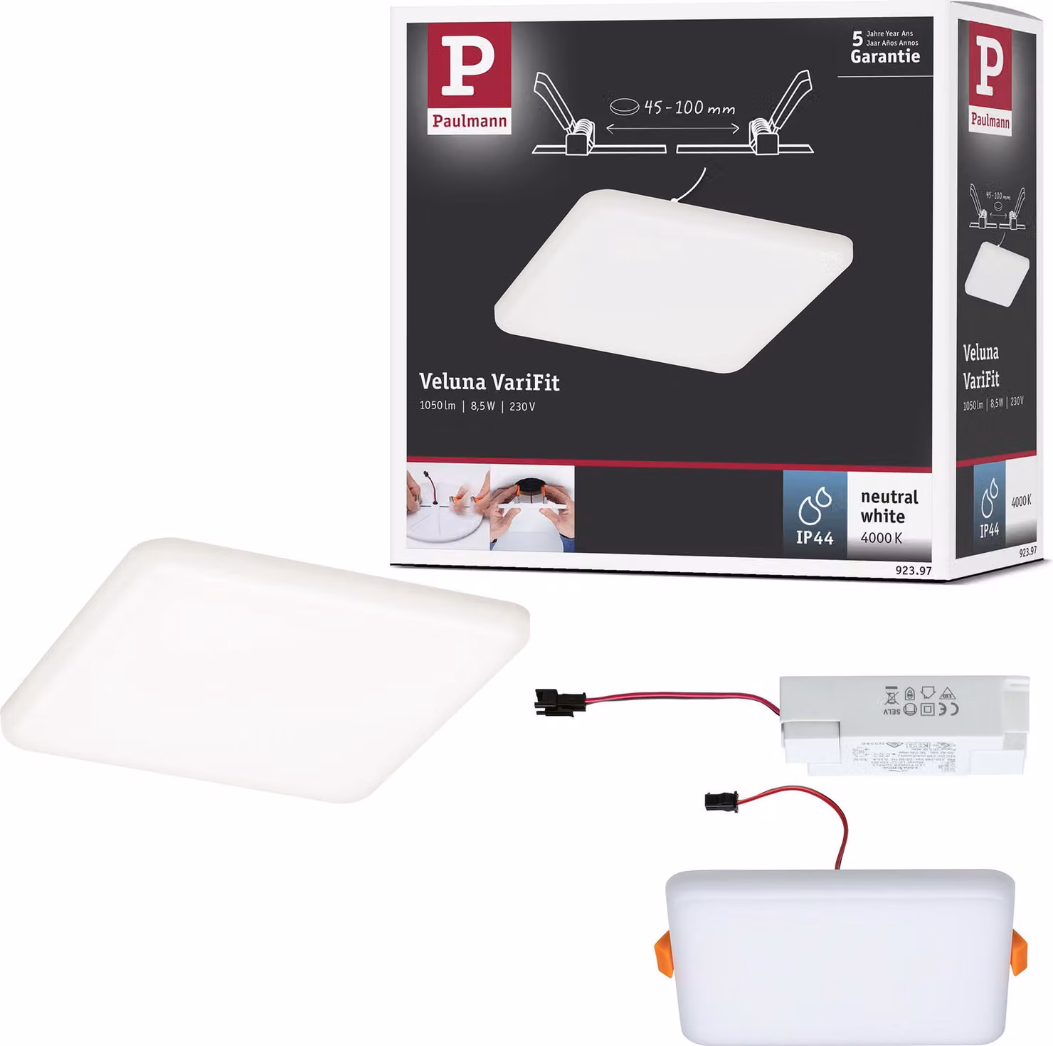 Paulmann VariFit LED pannello da incasso Veluna