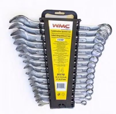 Set di chiavi a combinazione da 10 a 32 mm, 14 pezzi.
