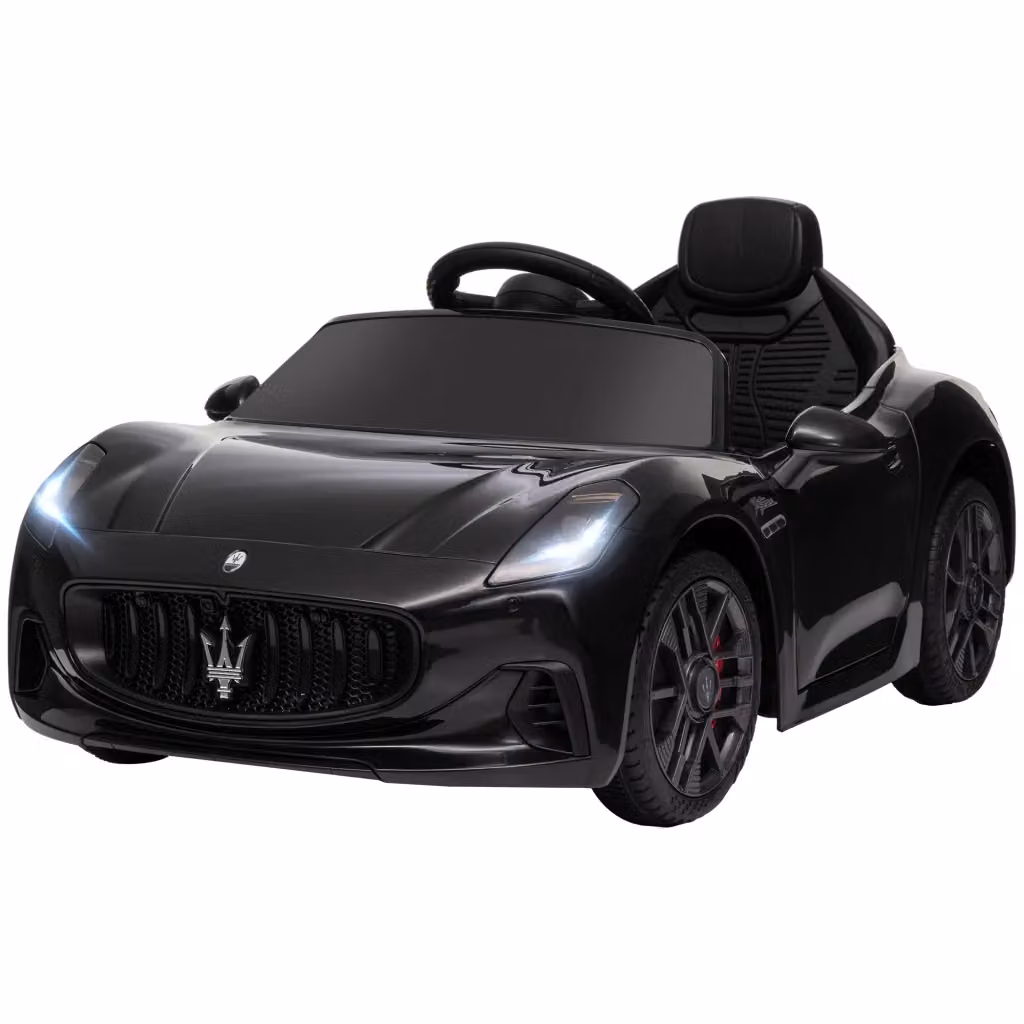Auto elettrica per bambini Maserati Gran Turismo Minimal 12V con telecomando colore nero – 2