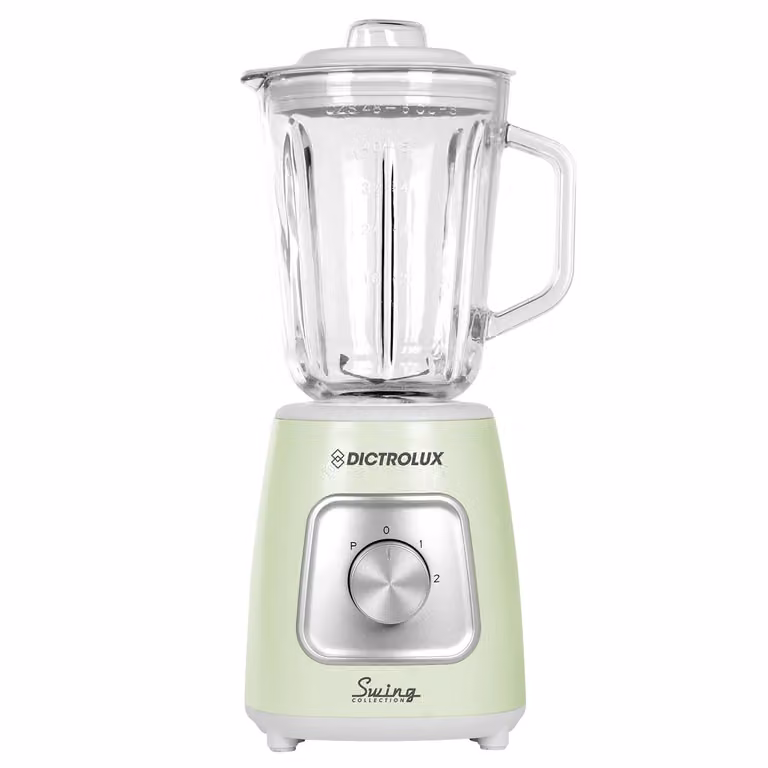 Frullatore Dictrolux DX-2103 Verde Swing Collection con funzione pulse, 1000 Watt, contenitore in vetro e plastica