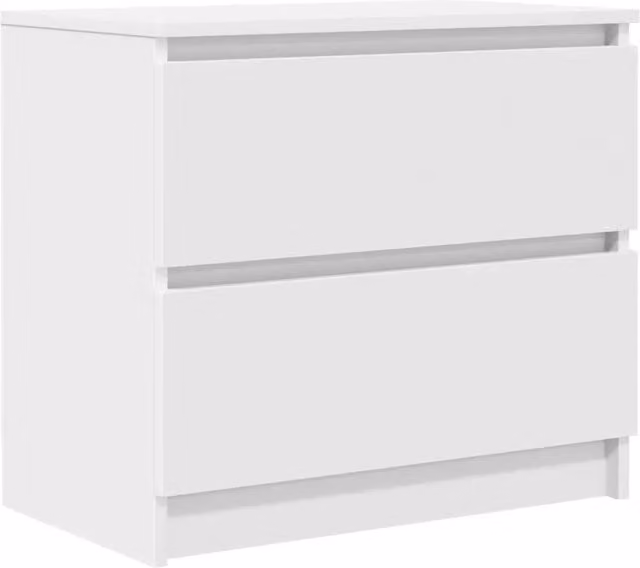 Mobile porta TV bianco 60 x 35 x 54 cm ampio spazio contenitivo design contemporaneo legno composito bianco 02_0051726