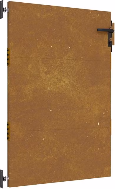 Cancello da giardino-Porta da giardino 85x125 cm in Acciaio Corten