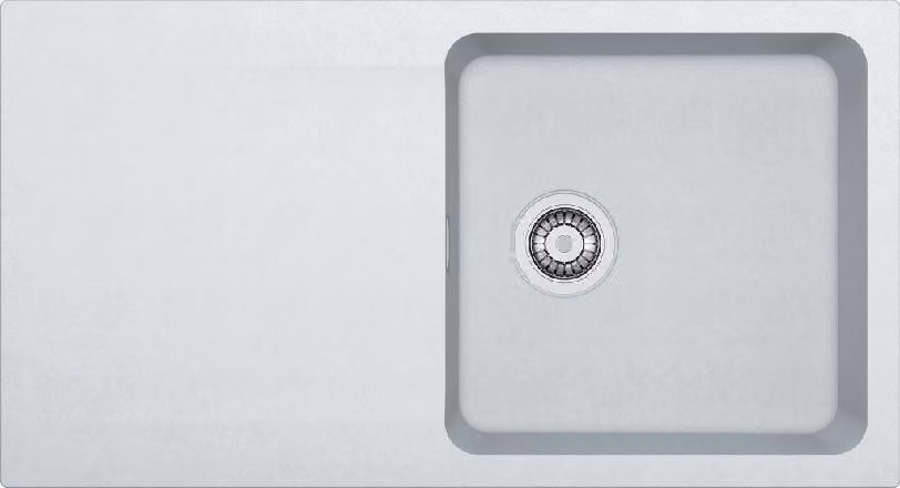 Franke Orion - Lavello in tectonite OID 611, 940x510 mm, bianco 114.0288.541