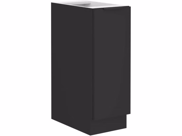 Mobile estraibile SAJU - larghezza 30 cm, nero