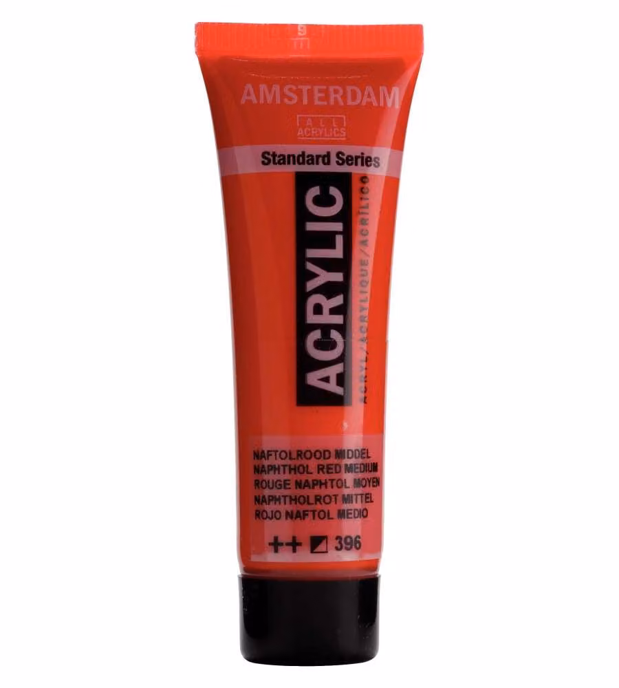 Colore acrilico Amsterdam  20 ML Rosso Naftolo