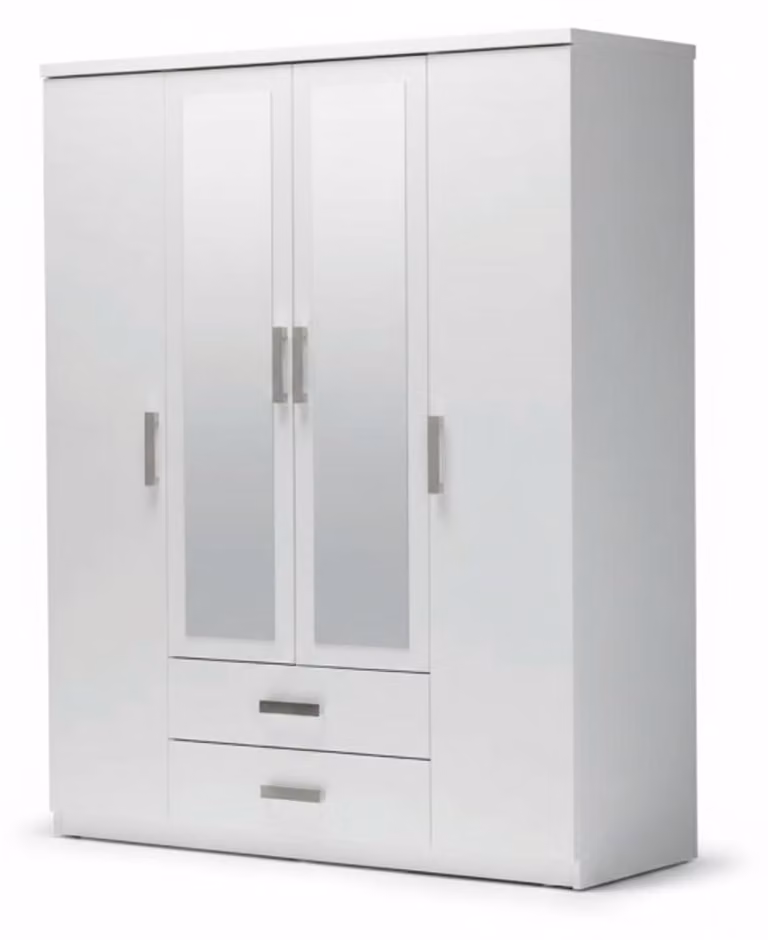 Armadio elegante dal design moderno, con ampio spazio di stoccaggio
