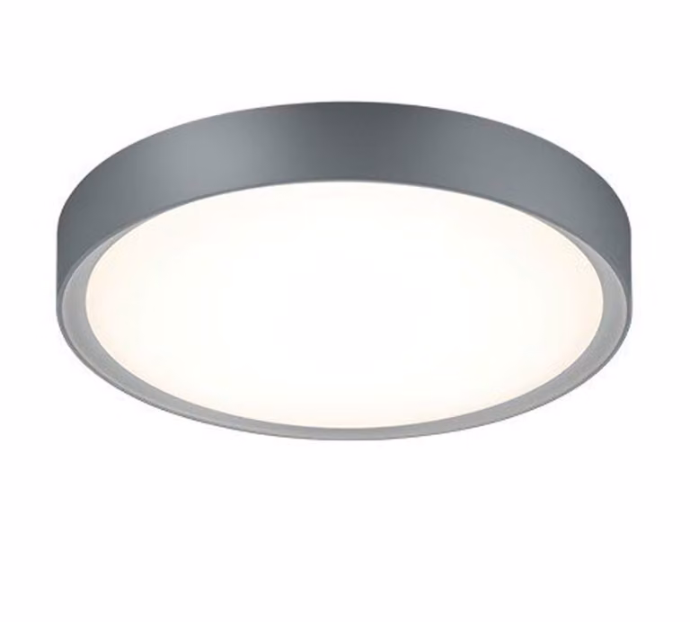 Trio Clarimo Plafoniera LED 18W ⌀33cm color titanio bianco caldo