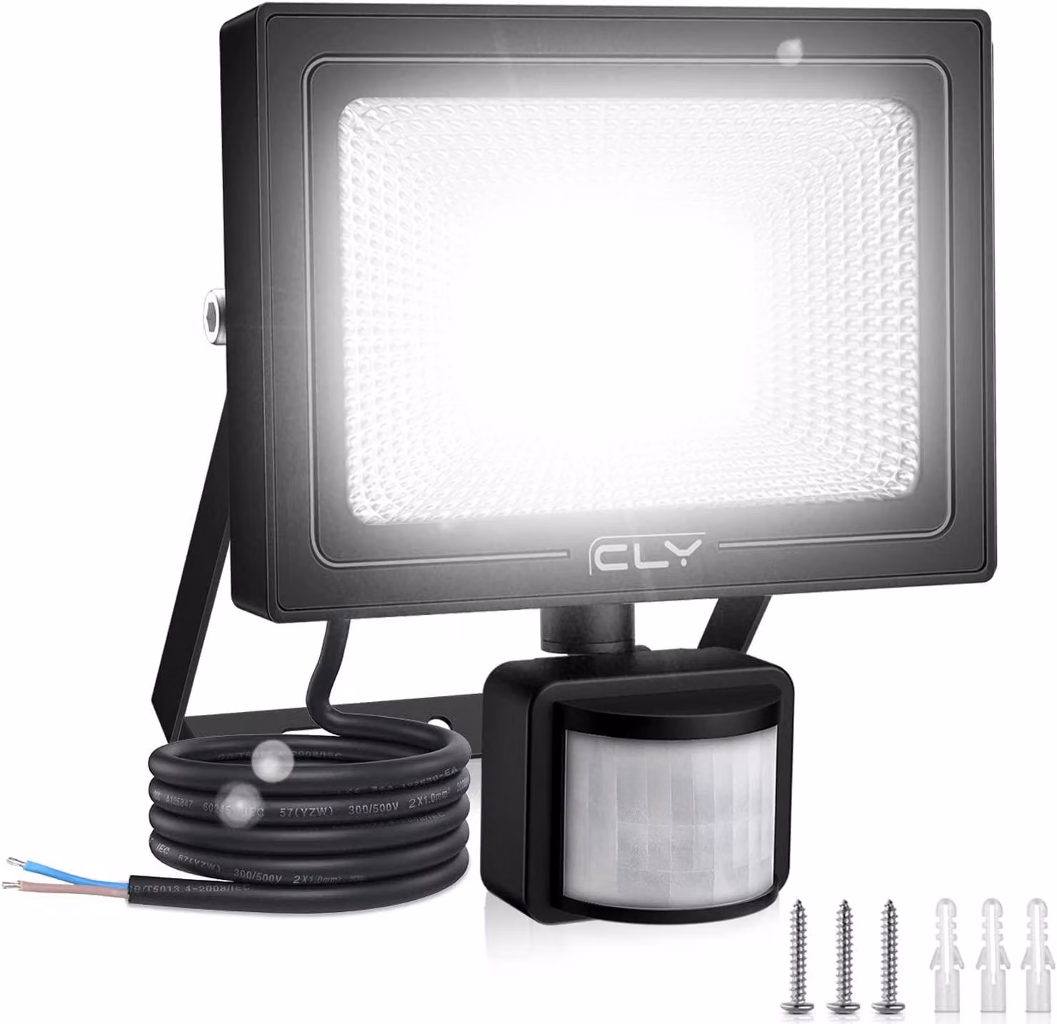 Faro a LED con sensore di movimento, 25W, 2100 lumen